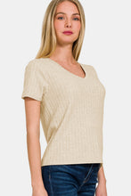 Load image into Gallery viewer, Zenana Soft Ribbed Short Sleeve T-Shirt
