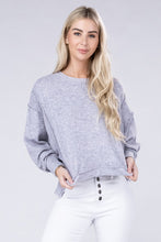 Load image into Gallery viewer, Zenana Brushed Melange Hacci Oversized Sweater
