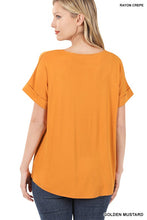 Load image into Gallery viewer, Zenana Rayon Span Crepe Knot-Front Top
