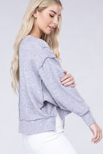 Load image into Gallery viewer, Zenana Brushed Melange Hacci Oversized Sweater
