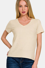 Load image into Gallery viewer, Zenana Soft Ribbed Short Sleeve T-Shirt
