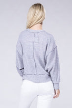 Load image into Gallery viewer, Zenana Brushed Melange Hacci Oversized Sweater
