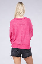 Load image into Gallery viewer, Zenana Brushed Melange Hacci Oversized Sweater
