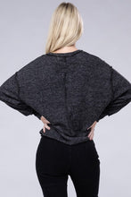 Load image into Gallery viewer, Zenana Brushed Melange Hacci Oversized Sweater
