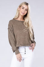 Load image into Gallery viewer, Zenana Brushed Melange Hacci Oversized Sweater
