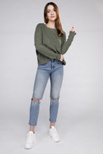 Load image into Gallery viewer, Zenana Ribbed Dolman Long Sleeve Sweater
