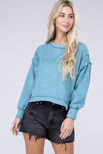 Load image into Gallery viewer, Zenana Brushed Melange Hacci Oversized Sweater
